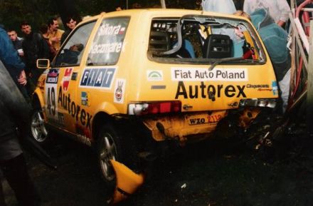 Jacek Sikora i Marek Kaczmarek - Fiat Cinquecento Sporting.